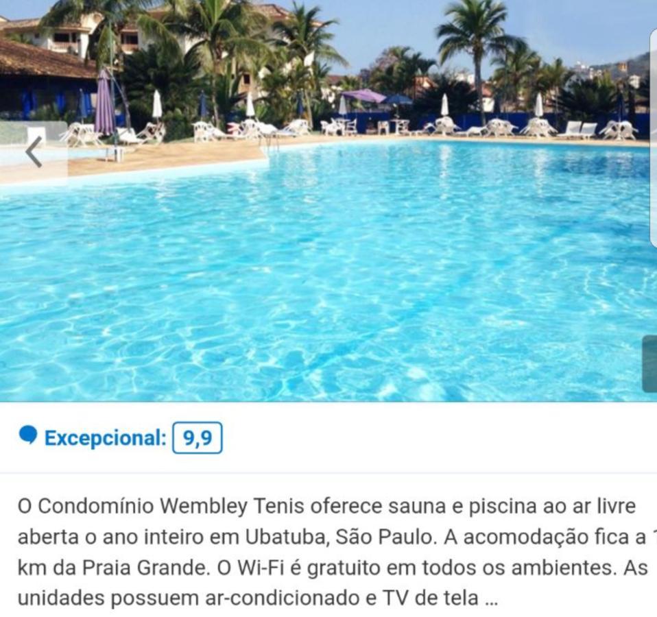 Ubatuba Apto. Wembley Tênis Exterior foto